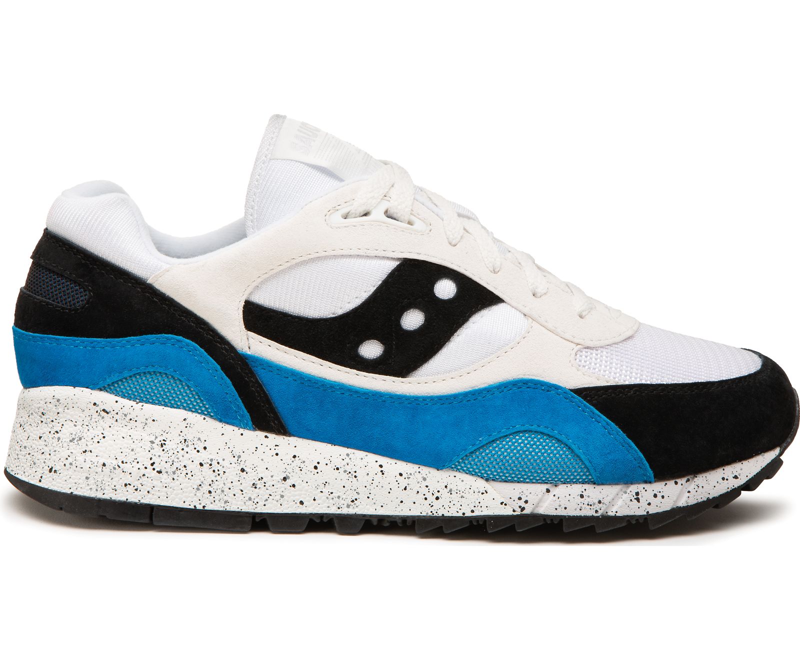 Saucony Shadow 6000 Men\'s Originals White / Black / Blue | Canada 434KORI